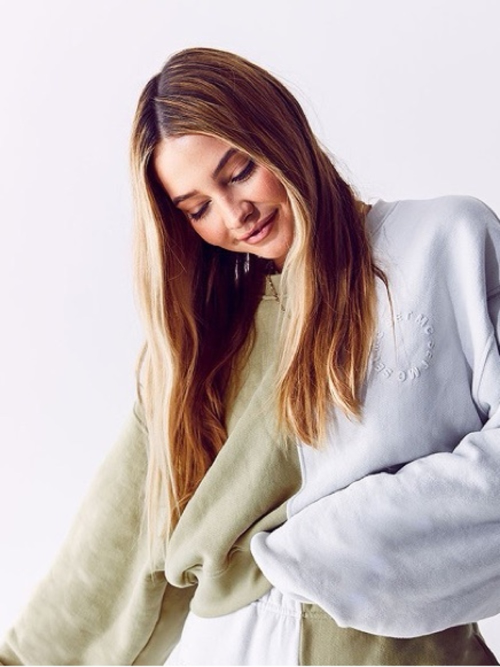 Set Active by Madelyn Cline Crewneck Sweater - Sage Green